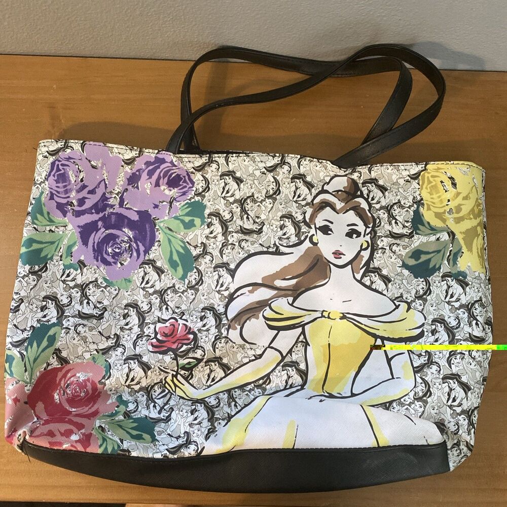 Disney Princess Collection Dreaming of Belle Tote Bag 18x12 Purse Beauty & Beast
